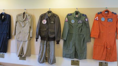 美军足迹馆展示的美军当年穿着的军服。