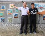交趾陶文化壁画揭幕 为社区注入新的活力