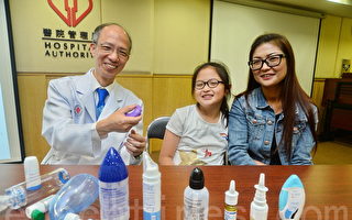 廣華醫院兒科部門主管吳國強希望透過預測兒童6歲後因哮喘入院機會，可幫助病人對症下藥，儘早「斷尾」。（宋碧龍／大紀元）