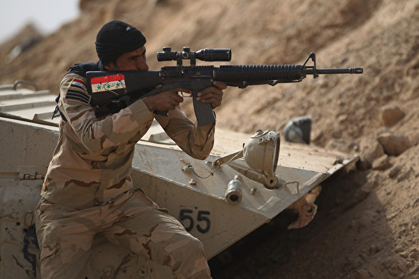 伊拉克聯合行動指揮部表示，唯一需要奪取的IS據點是幼發拉底河對岸的一個小村莊拉瓦。( AHMAD AL-RUBAYE/AFP/Getty Images)