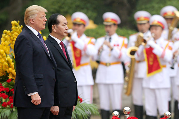 陳大光稱，川普的來訪是美越關係的一個里程碑。(LUONG THAI LINH/AFP/Getty Images)