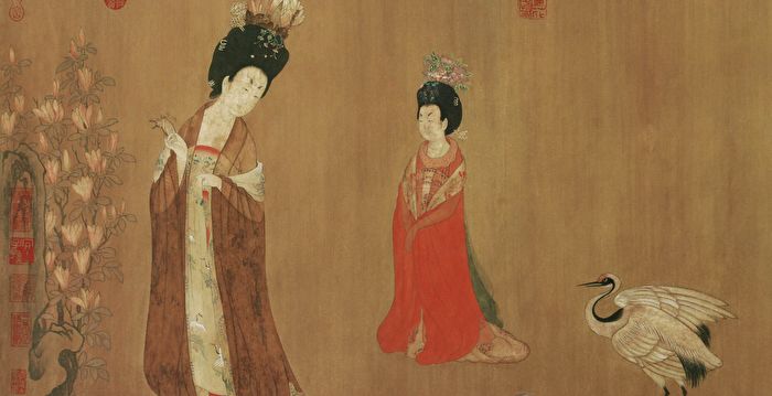 文史】国色天香夸牡丹谁是最早的国色美人？ | 唐代仕女簪花| 花