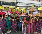 台新住民发扬文化优势 舞蹈快闪热闹踩街