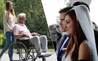 醫生宣判輪椅男只能活6個月 女兒婚禮時 他讓賓客稱奇
