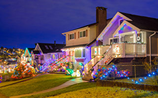 多倫多家庭聖誕彩燈引人注目