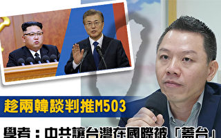 M503时间点 学者：中共欲让台湾被“盖台”