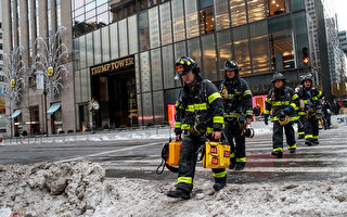 【快訊】川普大樓著火 逾100名消防員滅火