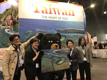 今年臺灣觀光局參展力推海灣旅遊。