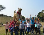 4米高稻草狗福旺 農博公園戲新春
