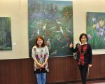 黃日香《花時間》西畫個展在大華科大舉行