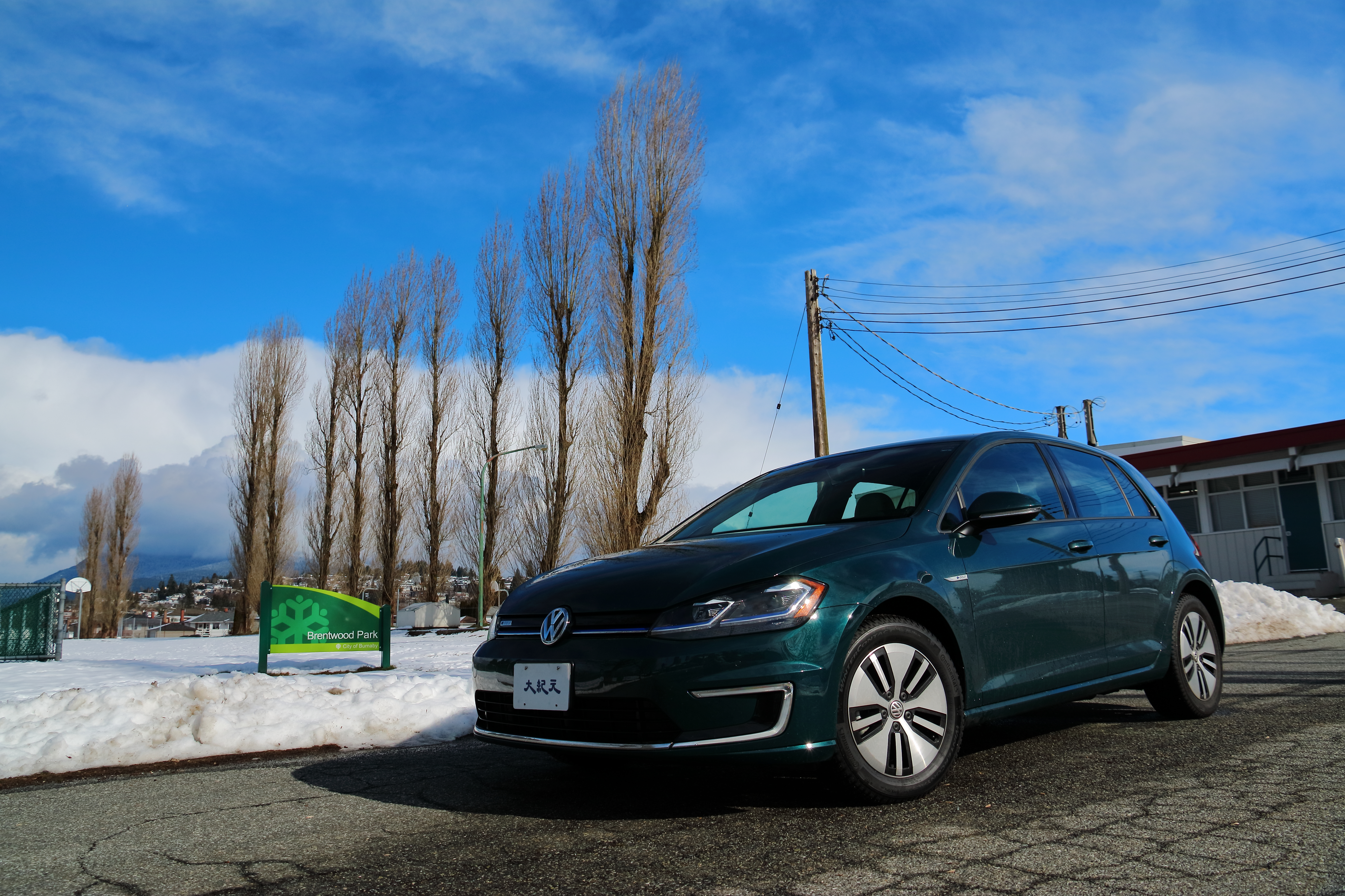2018 Volkswagen e-Golf。(李奧/大紀元)