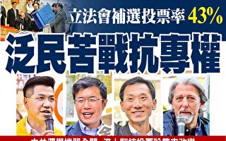 香港立法会补选 投票率43% 泛民苦战抗专权