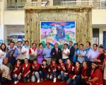 來自原住民的驕傲 江隆芳文面畫展開幕