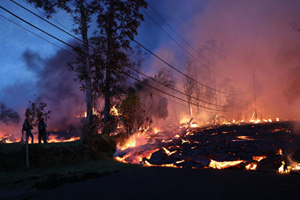 夏威夷火山熔岩四处奔流 更多居民撤离