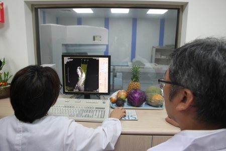 醫學影像中心進行植物果實品質及病蟲害研究。