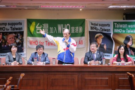 台湾联合国协进会理事长蔡明宪呼吁请总统蔡英文召开国际记者会，表达台湾表达台湾加入WHO、参加WHA心声。