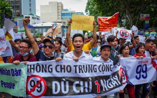 越南反中资抗议波及台商 经部盼更新投保协定