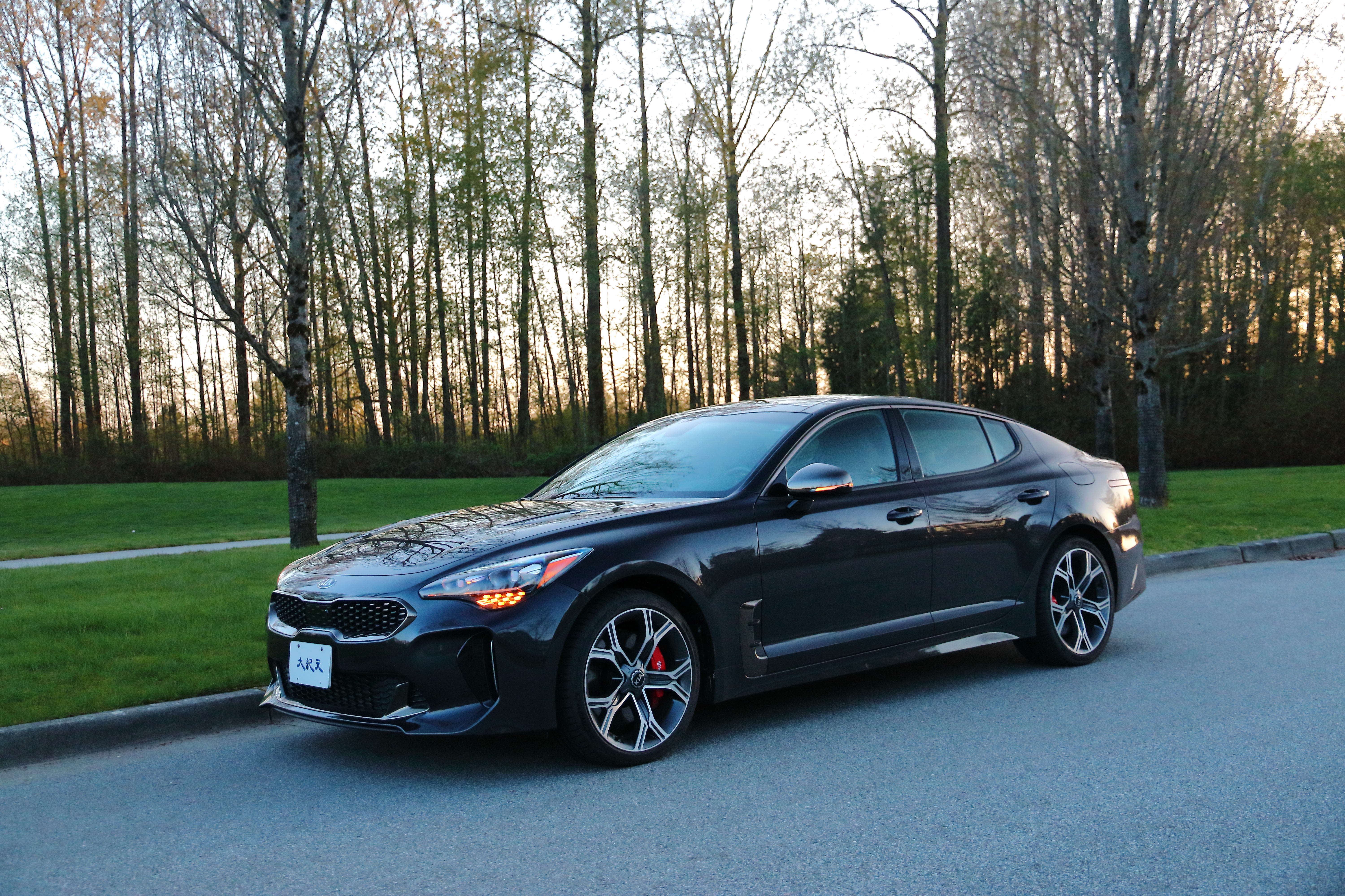 2018 Kia Stinger GT AWD。（李奥／大纪元）