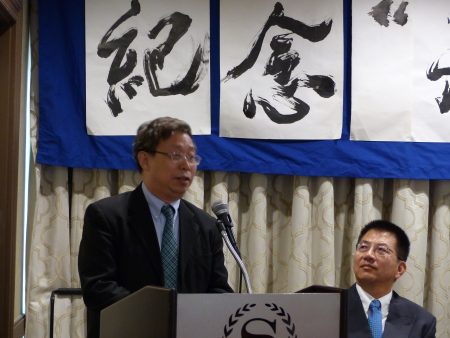 中国民主党监察委员、律师叶宁六四29周年纽约纪念大会上发言。。