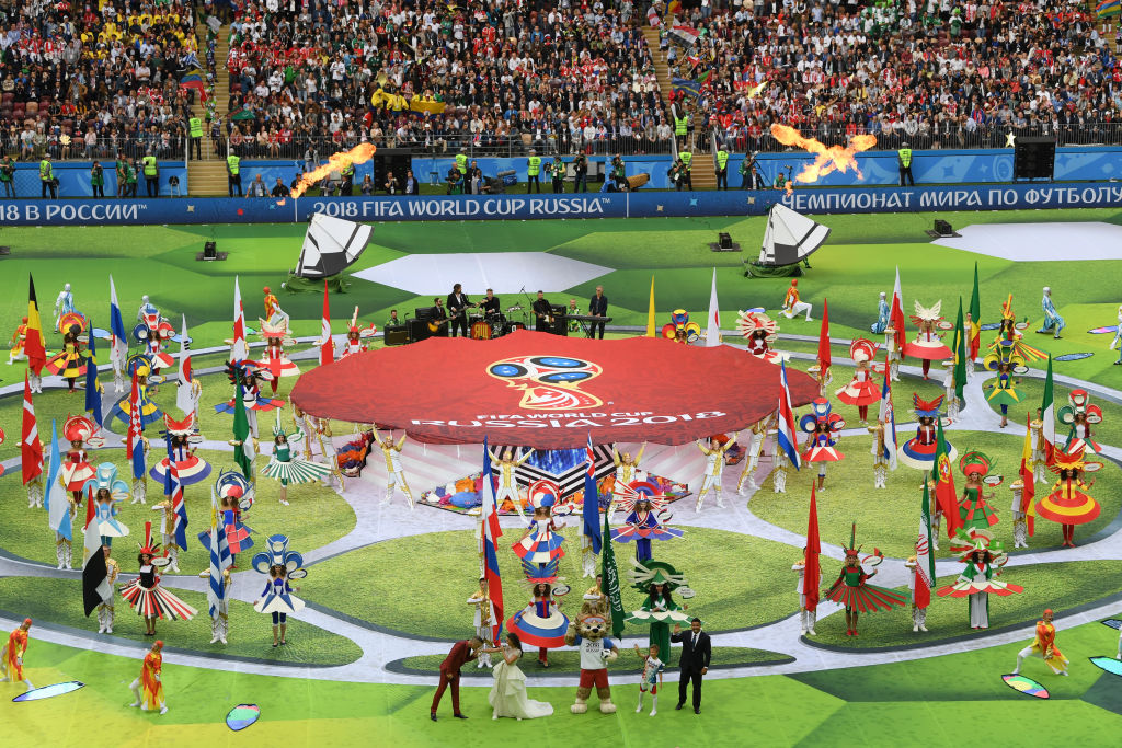 組圖：2018世界盃開幕式精彩紛呈| 大紀元