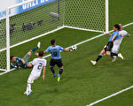 A組第一名爭奪：烏拉圭3比0完勝俄羅斯10人