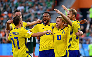 F組末輪：瑞典3球完勝墨西哥 攜手晉級