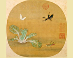 【文史】清宫之宝 古典写生画《野蔬草虫图》