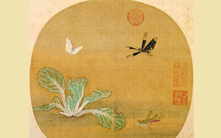 【文史】清宫之宝 古典写生画《野蔬草虫图》