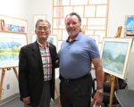 臺美名畫家陳文石劉白聯展獲讚