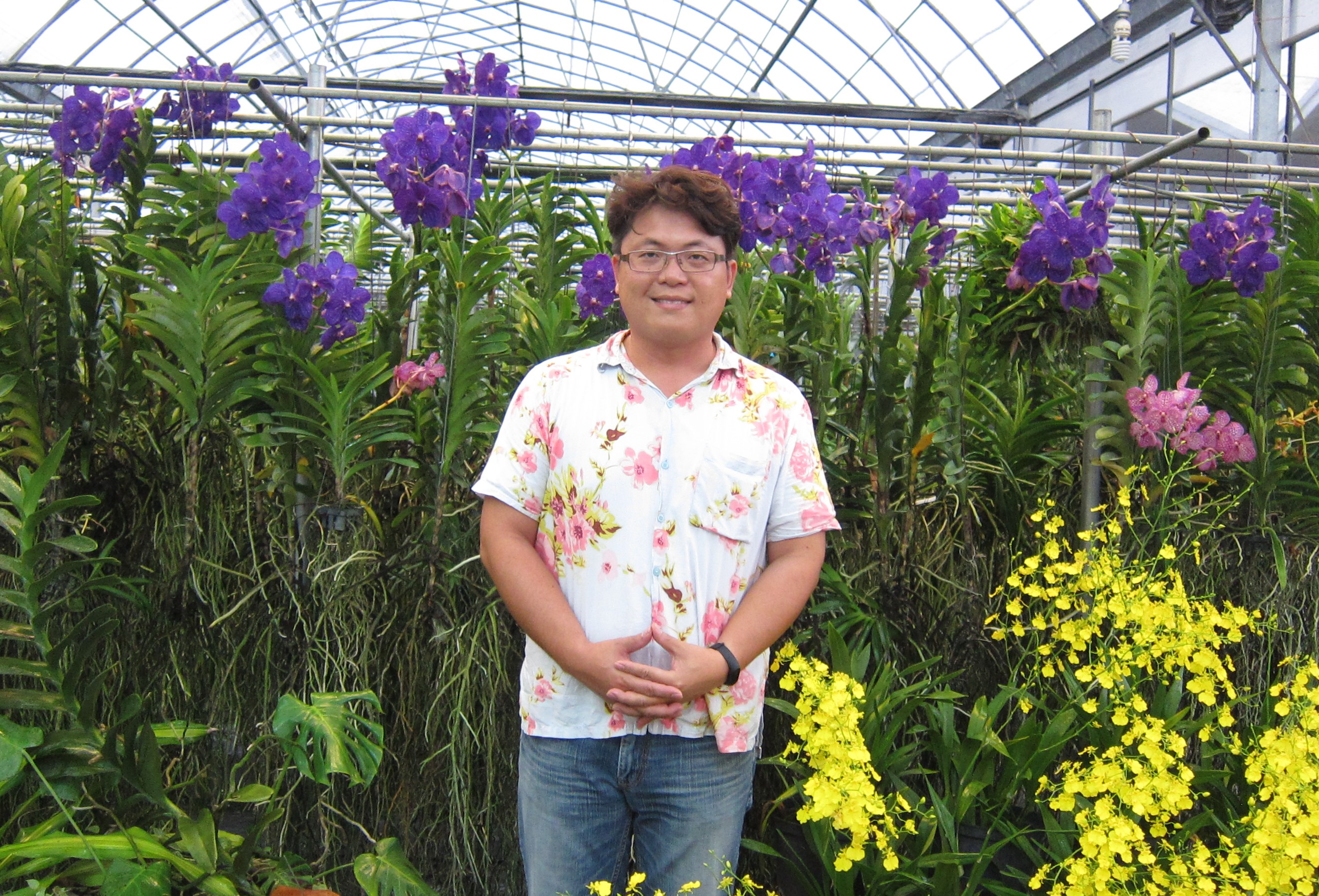 天使花園總經理陳宏志希望，讓大家認識神韻藝術的美好，同時也能感受到天使花園營造藝術氛圍的用心。（簡惠敏／大紀元）