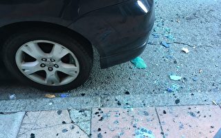 舊金山警方在日本城 拘捕12名砸車窗竊賊