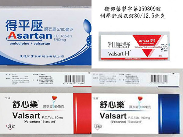 中国制降血压药又出包 4款药含致癌物台湾下架