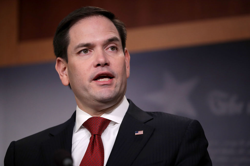 美國參議員馬可‧盧比奧（Marco Rubio）的資料照。(Chip Somodevilla/Getty Images)
