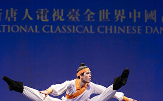 组图：中国古典舞大赛复赛 青年男子组风采