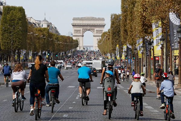 双轮代替四轮 法国大力推广自行车