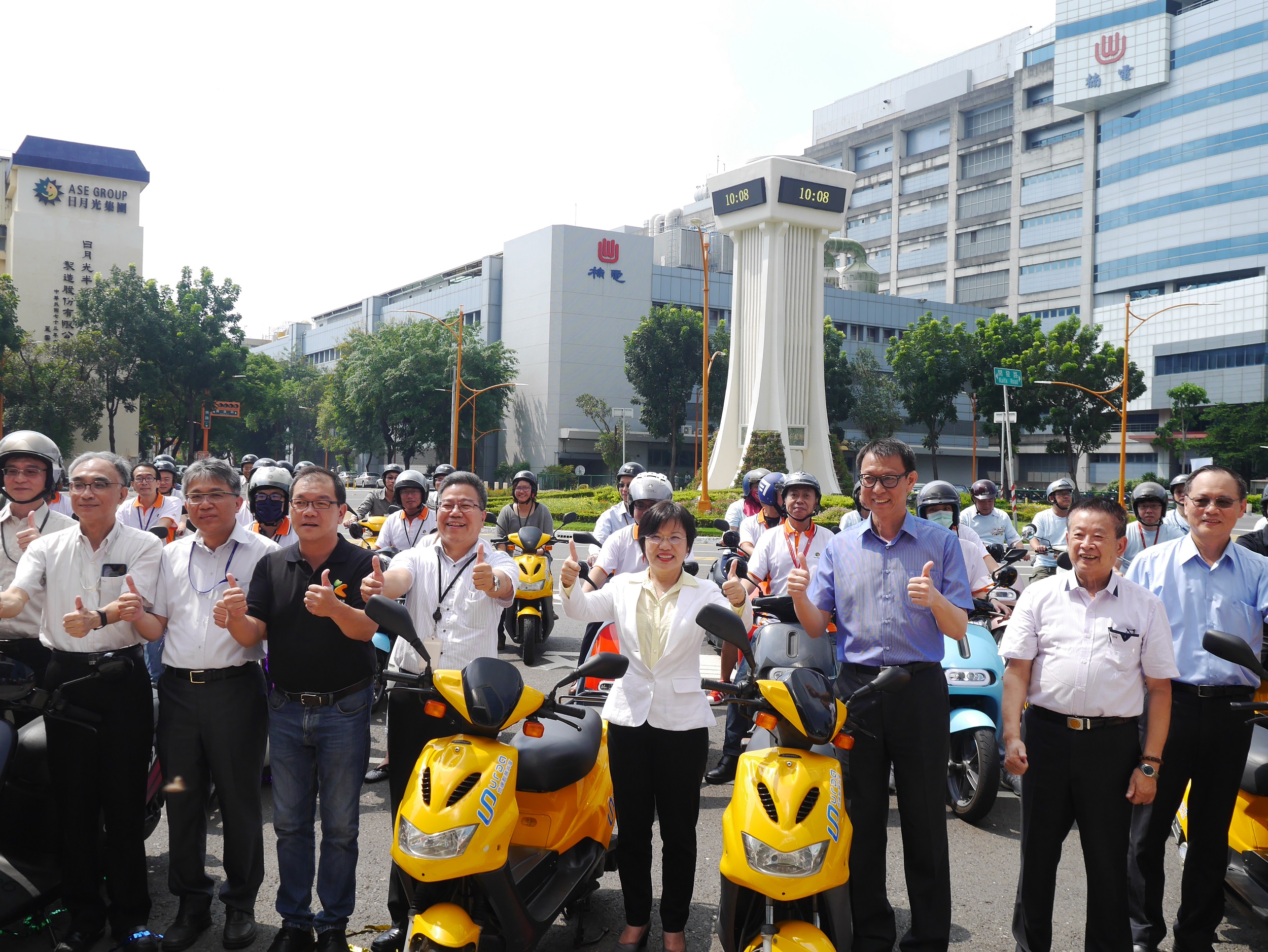 降低空污日月光设置电动共享机车站| 绿能| 大纪元