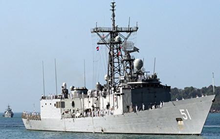 國防部2014年同意美國採購2艘派里級巡防艦。圖為蓋瑞號。