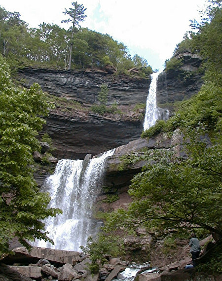 卡特斯齐尔瀑布（Kaaterskill Falls）。（维基百科公有领域）