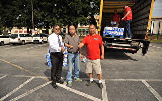 喬州南部遭颶風襲擊  華裔慷慨捐水相助