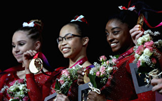 体操世锦赛美国女团夺冠 2成员是中国孤儿