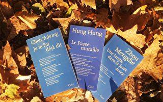 國瑟希（Circé）出版社於11月推出台灣作家周夢蝶的《密林中的一盞燈》、鴻鴻的《穿牆人》以及陳育虹的《我告訴過你》法文版詩集，再為其「臺灣詩」叢書系列增添厚度。（駐法國臺灣文化中心提供）