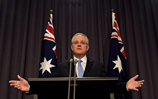 澳洲總理莫里森 大紀元時報 墨爾本