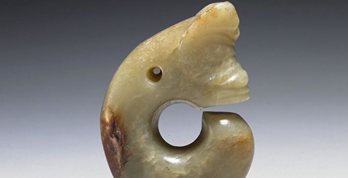 和田白玉　古玉 紅山文化　猪龍 和田白玉古玉 紅山文化猪龍