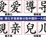 中共简化汉字 变异传统文化