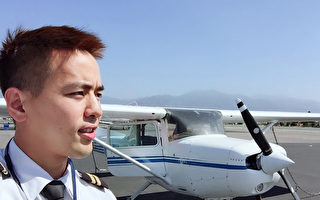 飞上洛杉矶天空追梦 台湾空少型男写飞行日记
