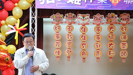 市議會秘書長吳金對初次參與市府辦的活動。