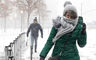 多伦多再度极寒 环境部发布雪暴警告