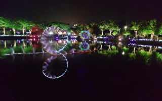組圖：水舞月光影 月津港燈節美極了