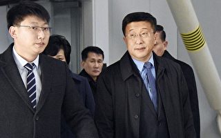 據韓聯社報導，在川金會登場前，北韓協商代表金赫澈19日抵達北京，顯然正準備前往越南與華府代表會面。（Kyodo News/Getty Images）