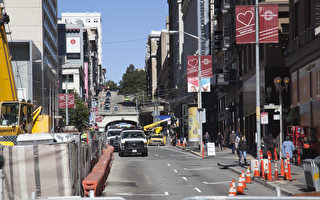 舊金山士德頓街下段封閉7年之後  22日正式通車